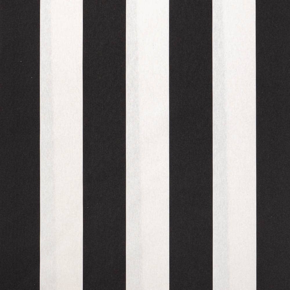 Tela Rayas Negro Blanco