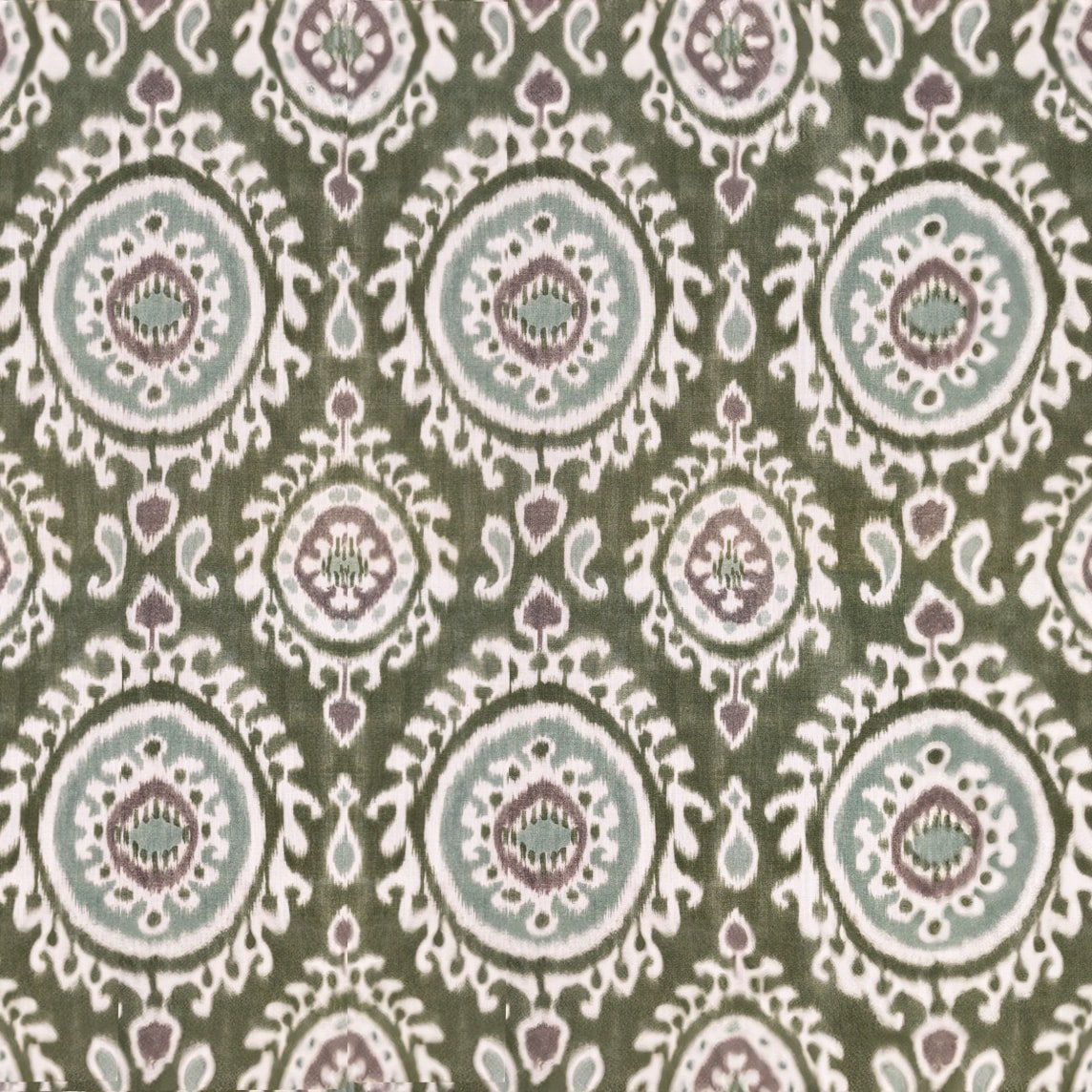 Tela Ikat Verde Bokhara