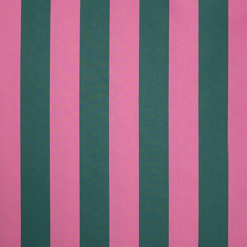 Tela Rayas Verde Rosa