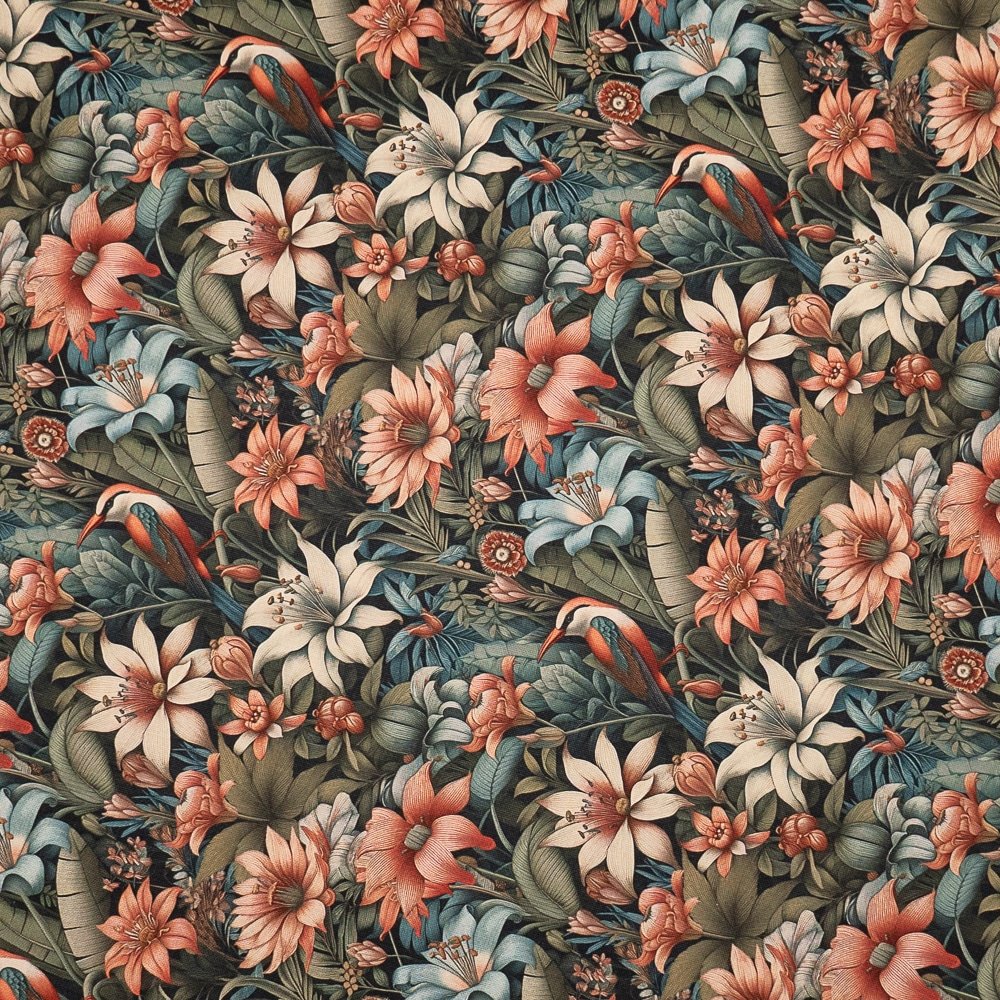 Tela Algodon Flor Lewis