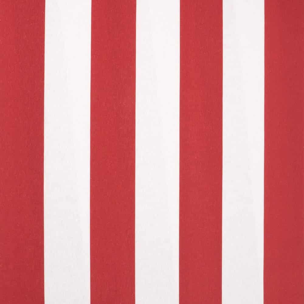 Tela Rayas Rojo Blanco