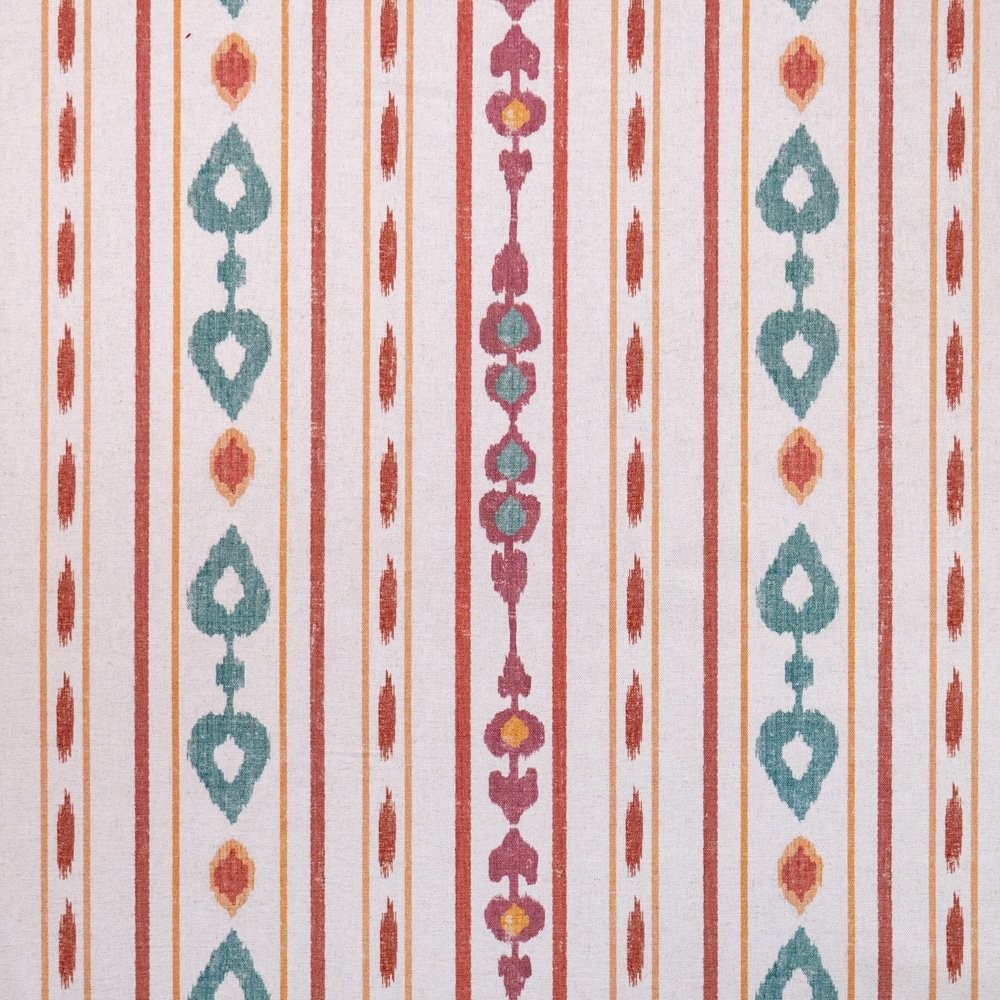Tela Lino Coordinado Ikat Bali Teja